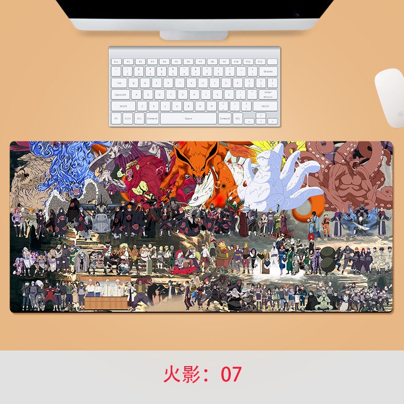 Tấm Lót Chuột Và Bàn Phím In Hoạt Hình Naruto Cỡ Lớn 2022