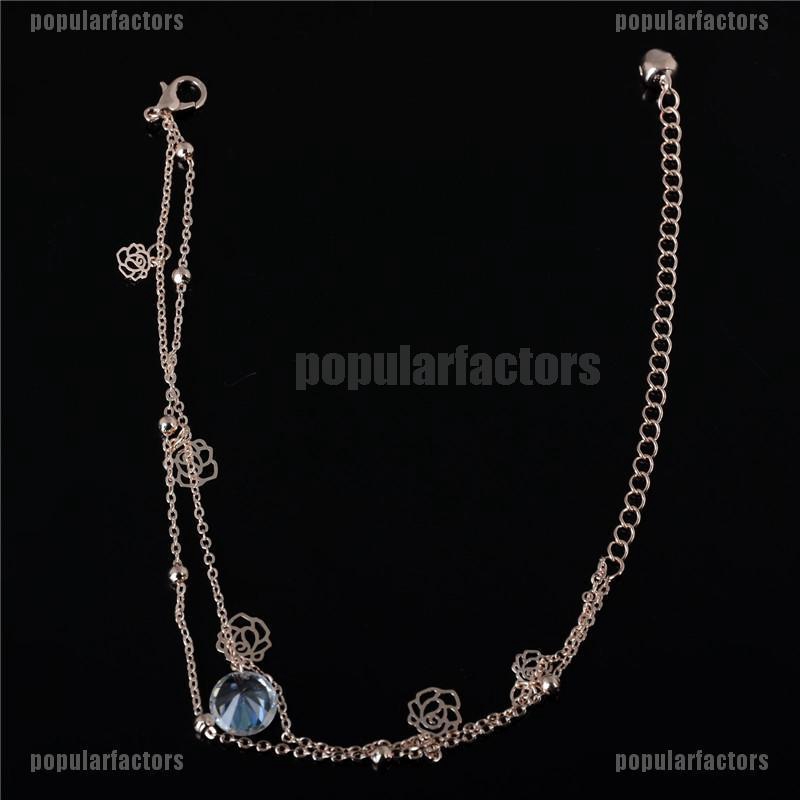 Vòng Đeo Chân Mạ Vàng Cao Cấp Thời Trang