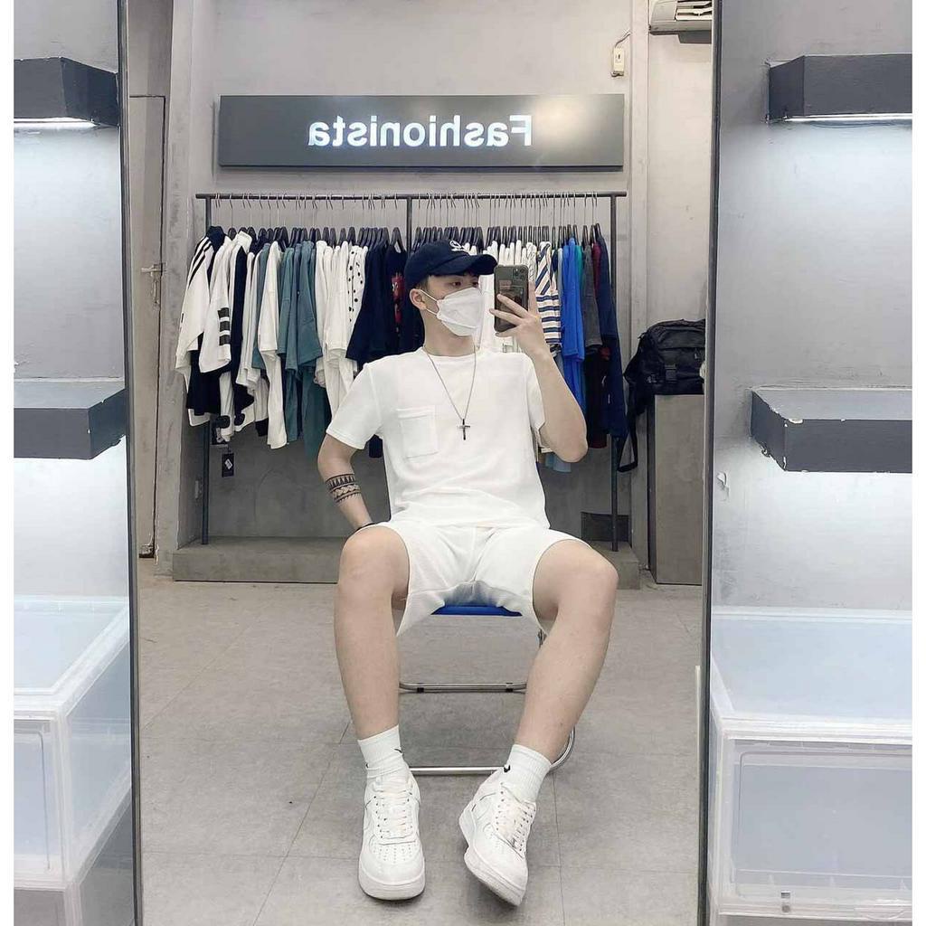Bộ thể thao nam, đồ bộ nam mặc nhà mùa hè chất Cotton Xốp Thái nguyên sét quần áo