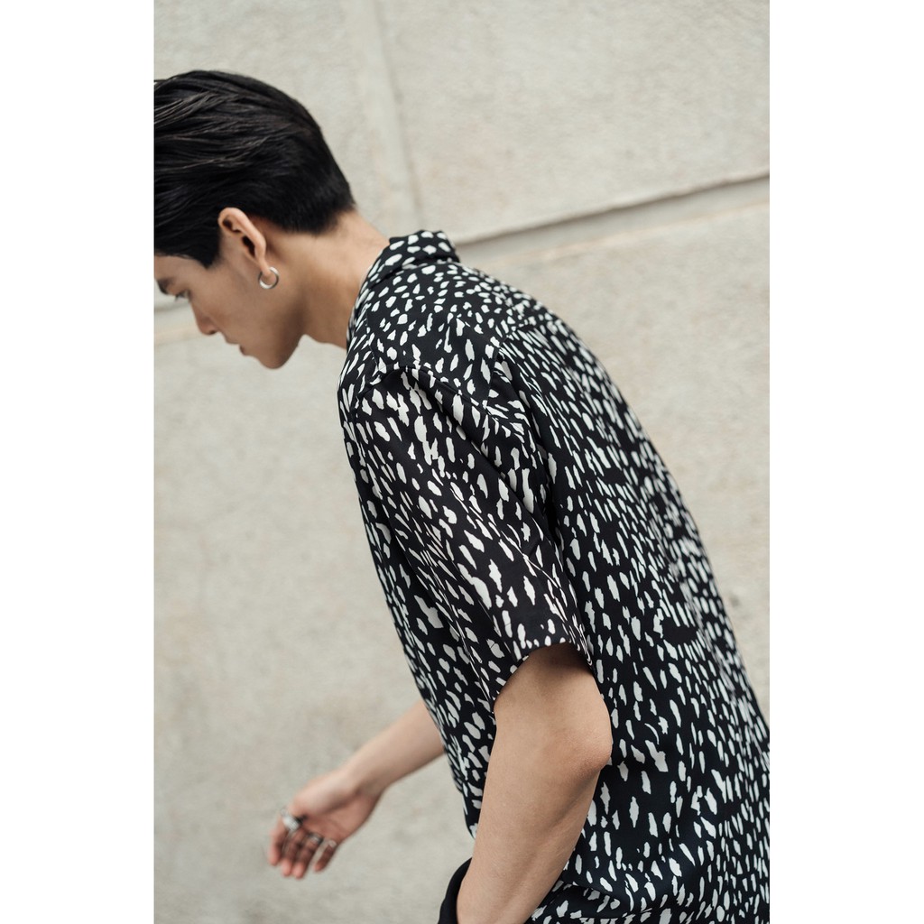 Áo Sơ Mi Ngắn Tay Nam Họa Tiết HIGHWAY MENSWEAR Animal Print Cuban Shirt | BigBuy360 - bigbuy360.vn