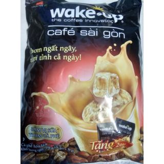 Cafe sữa hoà tan Wake-up cà phê Sài Gòn. 26 gói x19g.