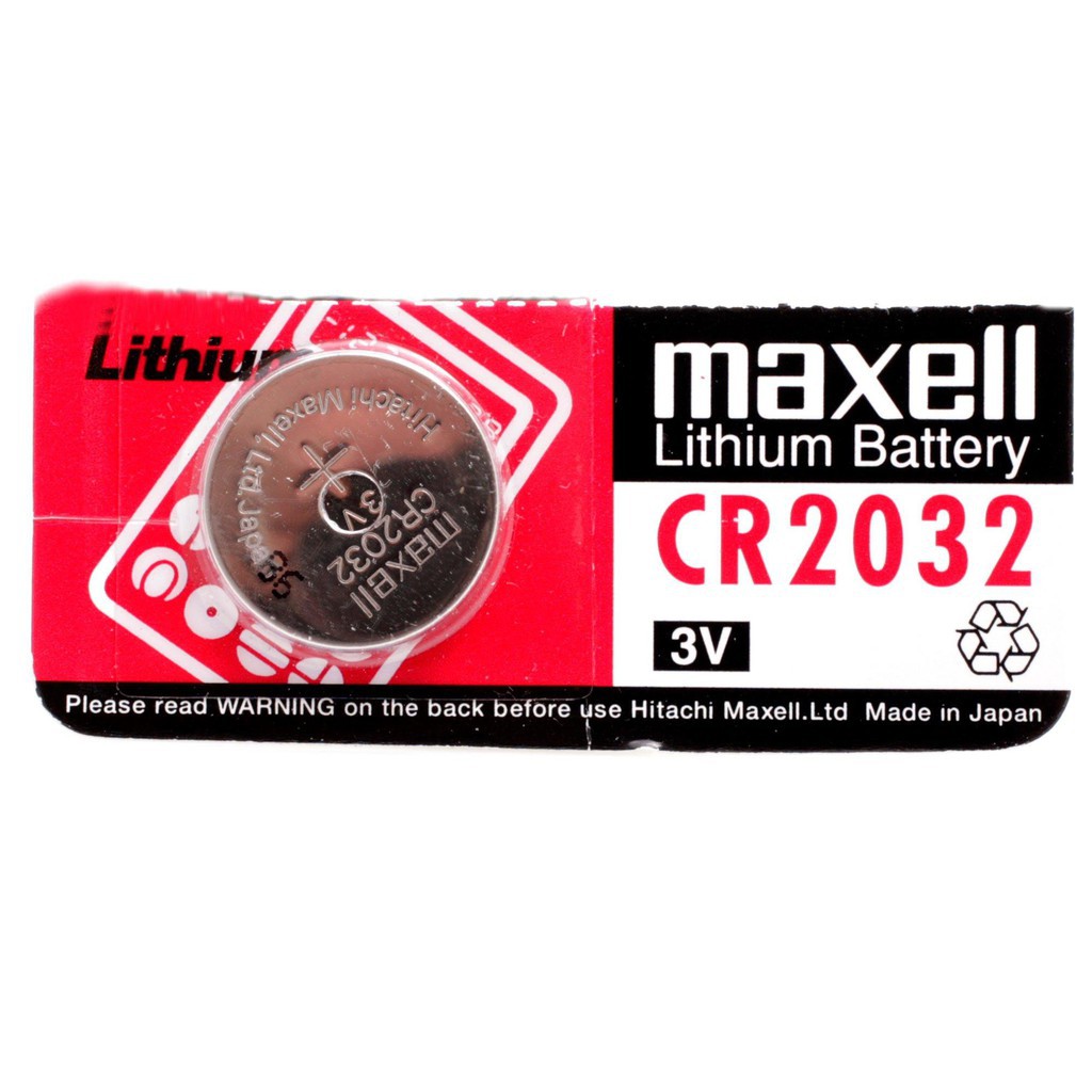 Pin CR2032 Cmos laptop, máy tính hiệu Maxell 3V gắn main, remote