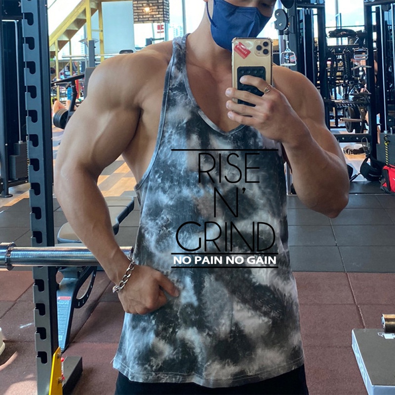 Áo Thun Ba Lỗ Họa Tiết Rằn Ri Thời Trang Cho Nam