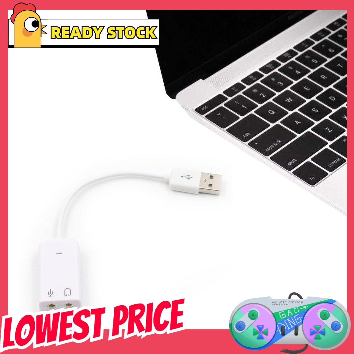 Card Âm Thanh Usb 7.1 Kênh Cho Laptop | BigBuy360 - bigbuy360.vn