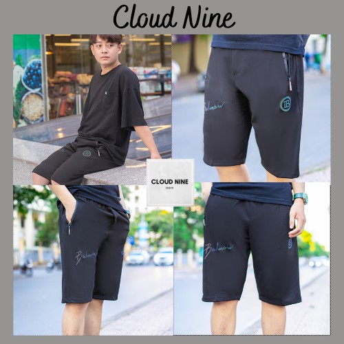 [HÀNG CAO CÂP] Quần đùi nam, quần short nam Cloudnine Store vải umi co giãn phối chữ dạ quang bao chất khi nhận hàng | BigBuy360 - bigbuy360.vn