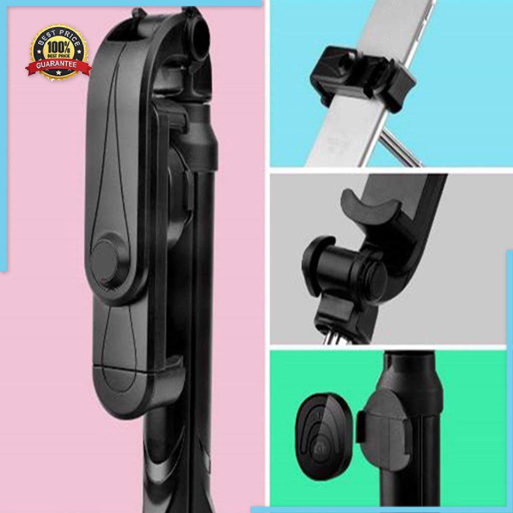 Gậy Tự Sướng Xoay 360 Độ Có Thể Điều Chỉnh Tích Hợp Đèn Led | BigBuy360 - bigbuy360.vn