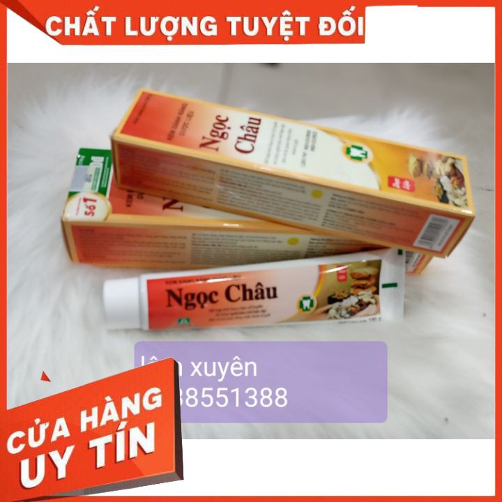 Kem Đánh Răng Dược Liệu Ngọc Châu 100G -170G FREESHIP  chiết suất từ thảo dược ,chăm sóc bảo vệ chuyên sâu , thơm mát