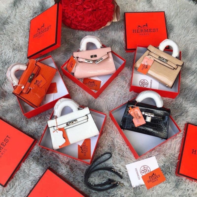 Túi HM kelly size 19cm full box - có ảnh thật