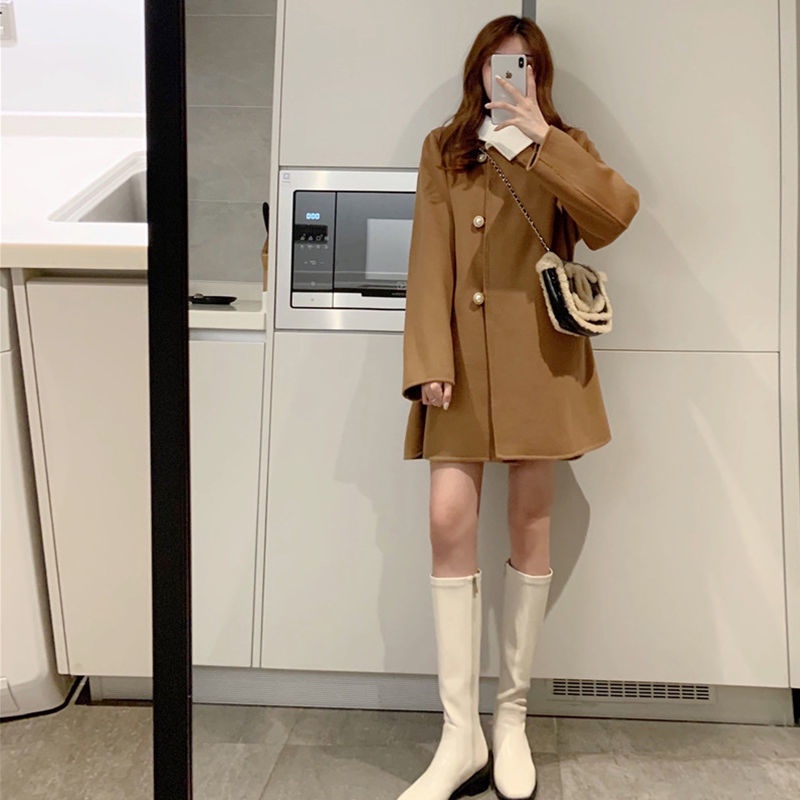 Áo khoác dáng rộng thời trang mùa đông cho nữ | BigBuy360 - bigbuy360.vn