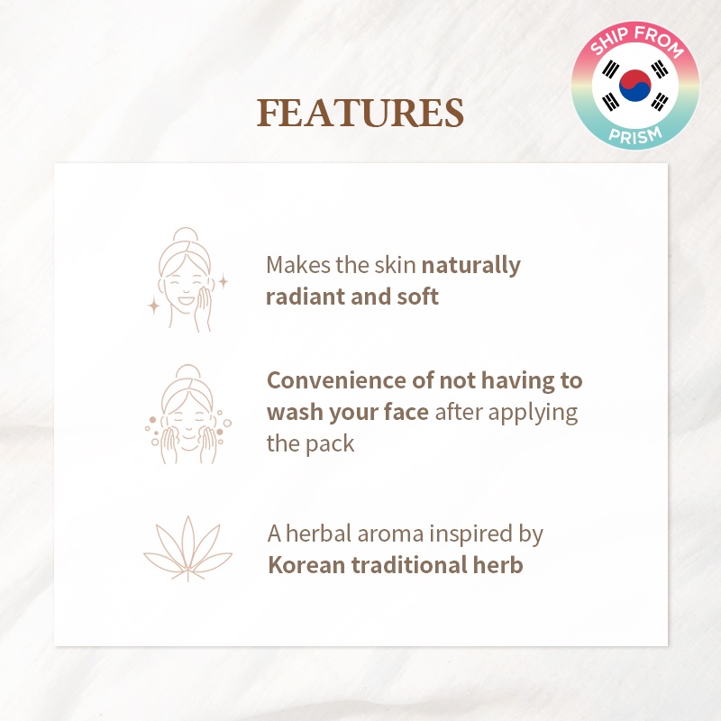 Mặt nạ Sulwahsoo mini giúp chăm sóc da toàn diện