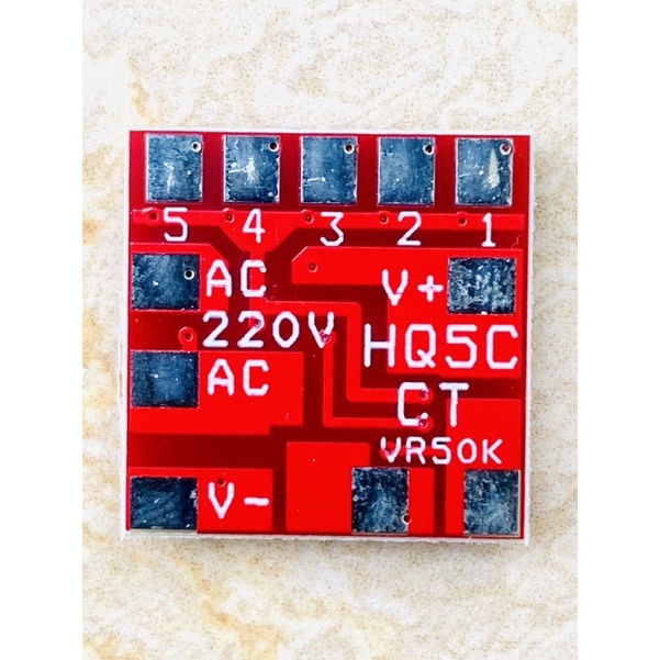 Set 5 Mạch hào quang 5 cổng 220V