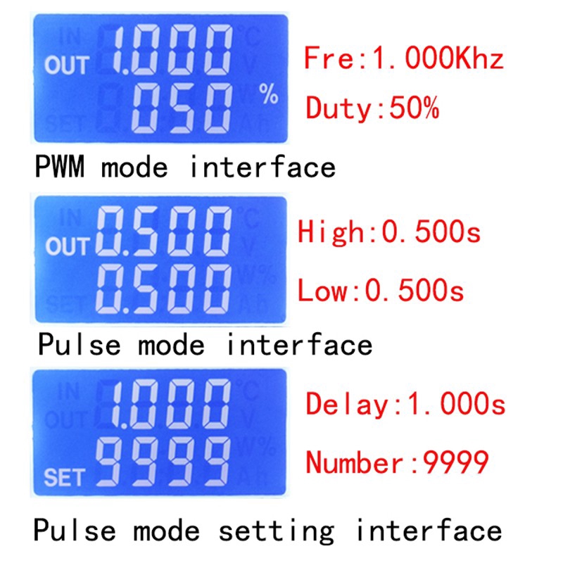 Bộ Điều Chỉnh Tốc Độ Động Cơ ZK-PP2K PWM DC 3.3~30V 12V 24V 8A 150W Có Đèn LED