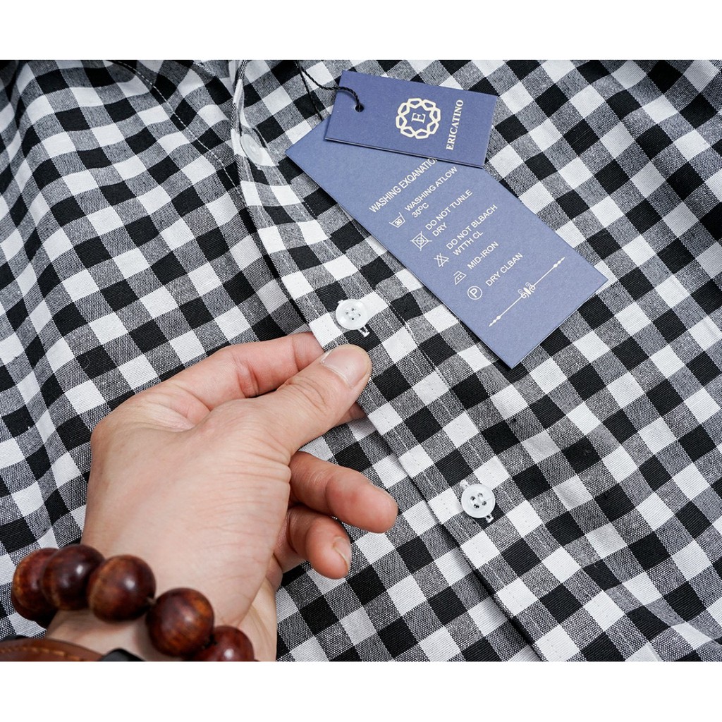 Áo sơ mi nam Hàn Quốc kẻ karo, kiểu dáng đẹp, trẻ trung năng động | BigBuy360 - bigbuy360.vn
