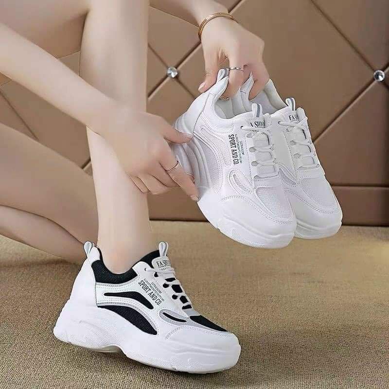 Giày thể thao độn đế💓 Freeship 💓 giày nữ đế 7-8p | BigBuy360 - bigbuy360.vn