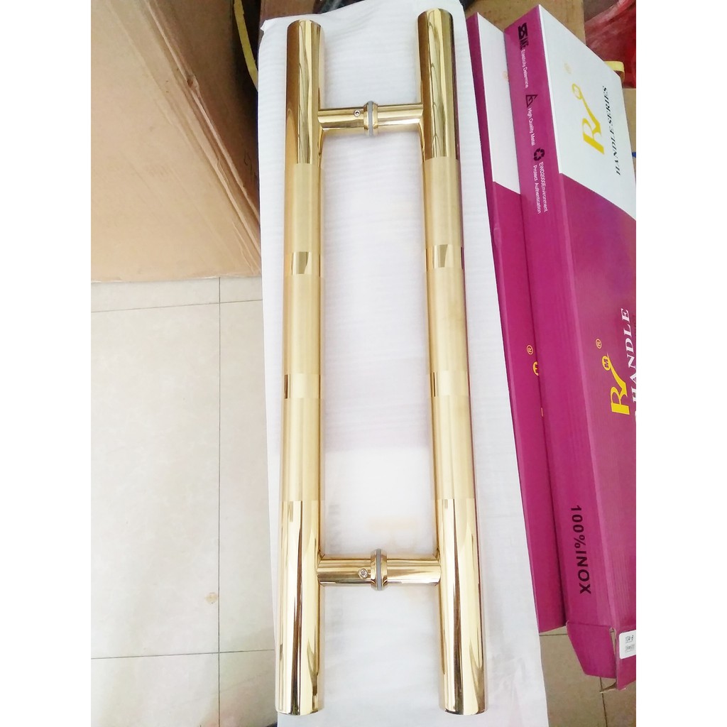 TAY KÉO CỬA MÀU VÀNG GIÁ RẺ DÀI 80CM VÀ 60CM