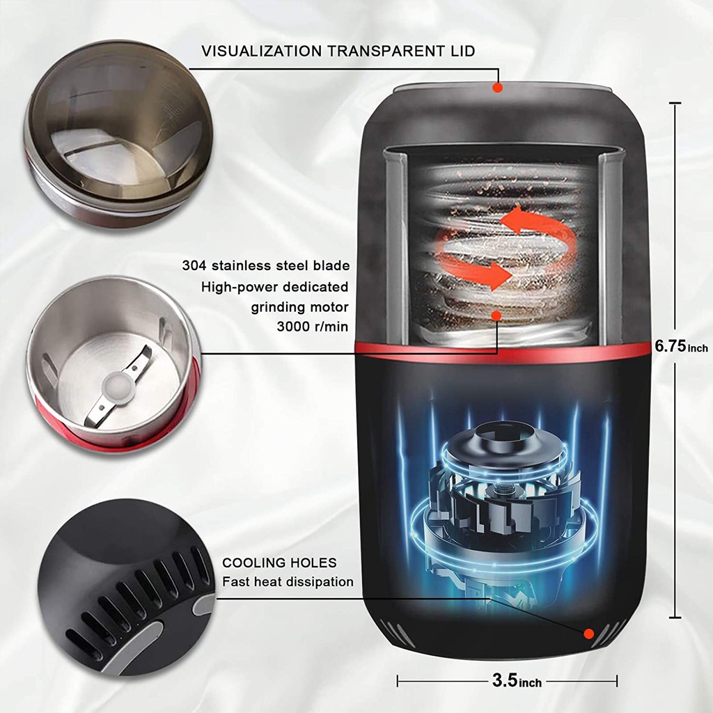 Máy xay hạt cà phê, đậu, ngũ cốc siêu tốc M150B