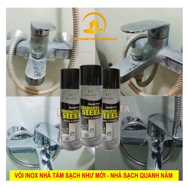 Bình xịt đánh bóng bề mặt dụng cụ Inox AIBO hiệu năng vượt trội
