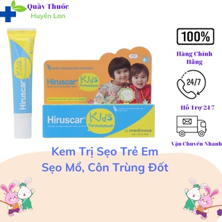 Hiruscar Kids - GEL bôi làm mờ sẹo , thâm ,sẹo lồi, Mần ngứa, dành cho trẻ em ( Tuýp 10g )