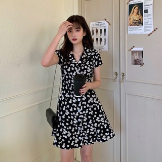 ĐẦM HOA CÚC CỔ DANTON - DAISY7 DRESS