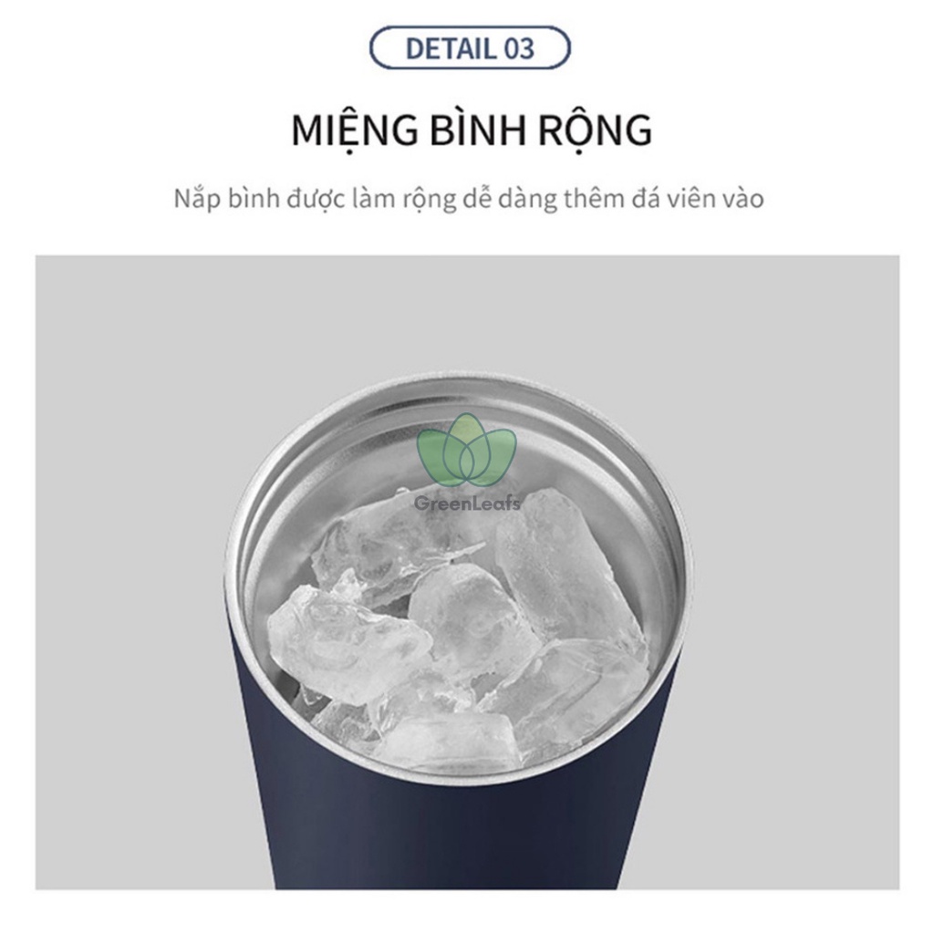 [Shop mới khai trương] Ly giữ nhiệt Lock&amp;Lock Bucket Tumbler with straw 540ml -  LHC4268