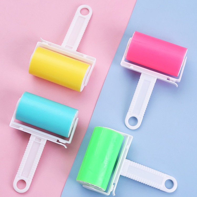 Cây LĂN DÍNH Bụi Bẩn - Con Lăn Phủi Làm Sạch Quần Áo, Sofa, Dính Lông Chó Mèo, Sợi Chỉ Vụn