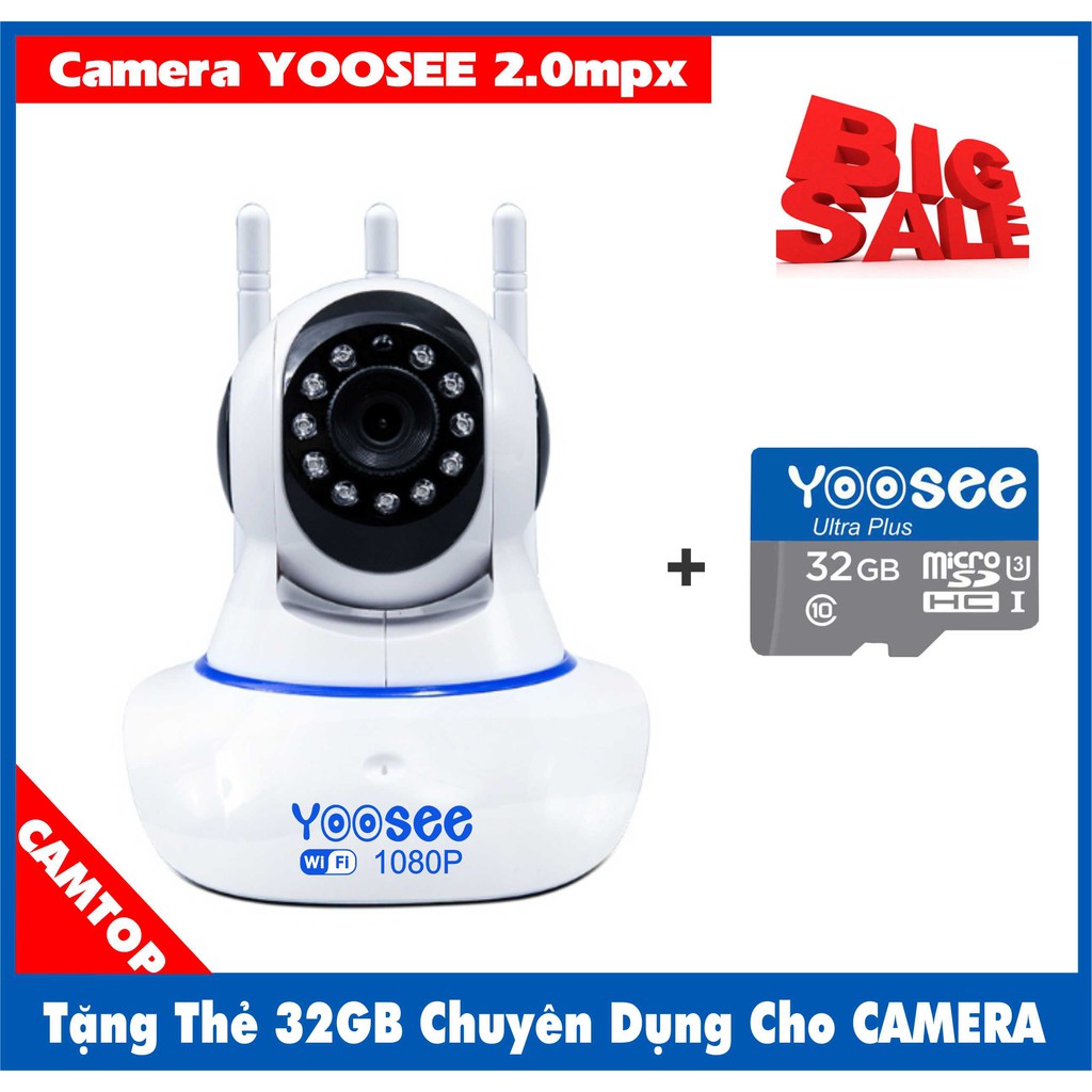 [Combo] Camera Yoosee 2.0mpx FHD - Kèm Thẻ Nhớ 32GB YooSee | WebRaoVat - webraovat.net.vn