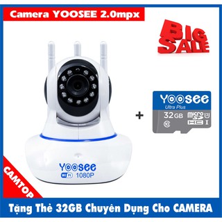 Camera yoosee 2.0mpx fhd - kèm thẻ nhớ 32gb yoosee