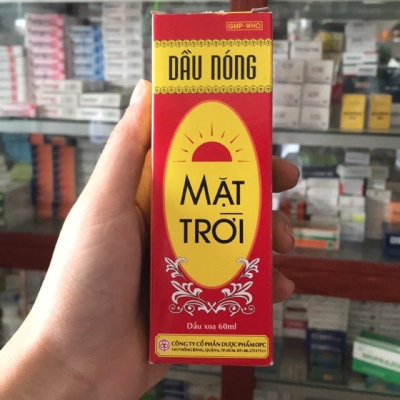 ✅{Chính hãng} Dầu nóng mặt trời chai lớn 60ml