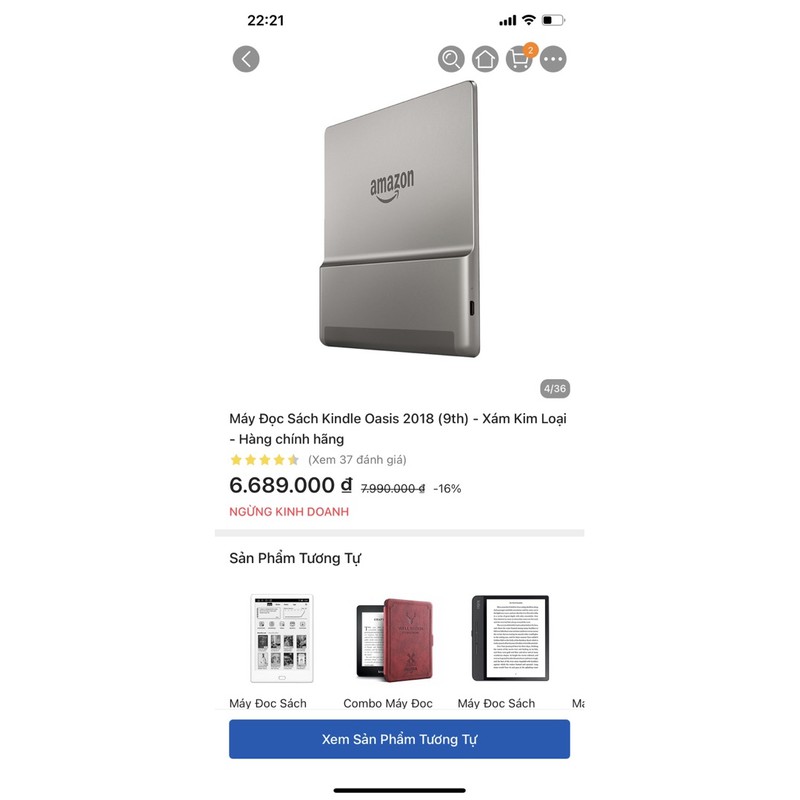 Kindle Oasis 2018 | BigBuy360 - bigbuy360.vn