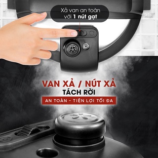 Nồi áp suất điện đa năng Masuto 6L MS - AF6 công suất 1000w 15 chế độ nấu hẹn giờ 24 tiếng