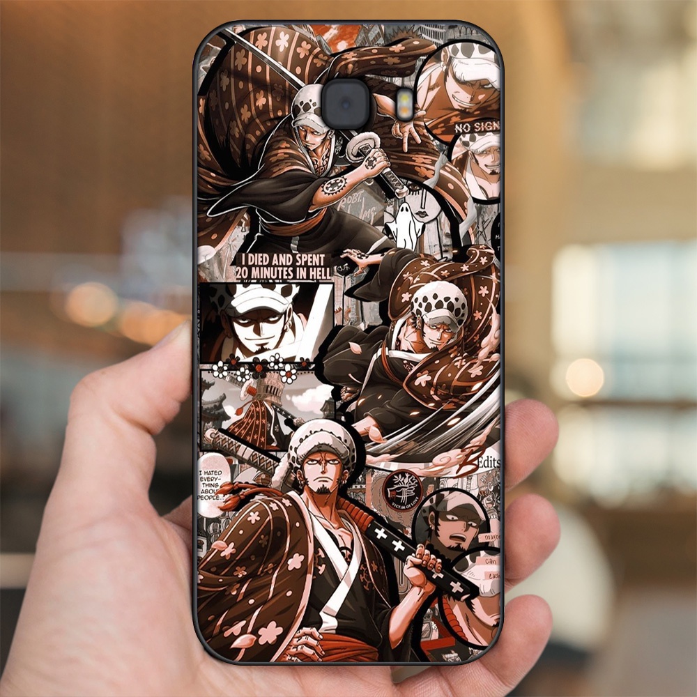 Ốp lưng Samsung C9 Pro viền đen in hình Law One Piece