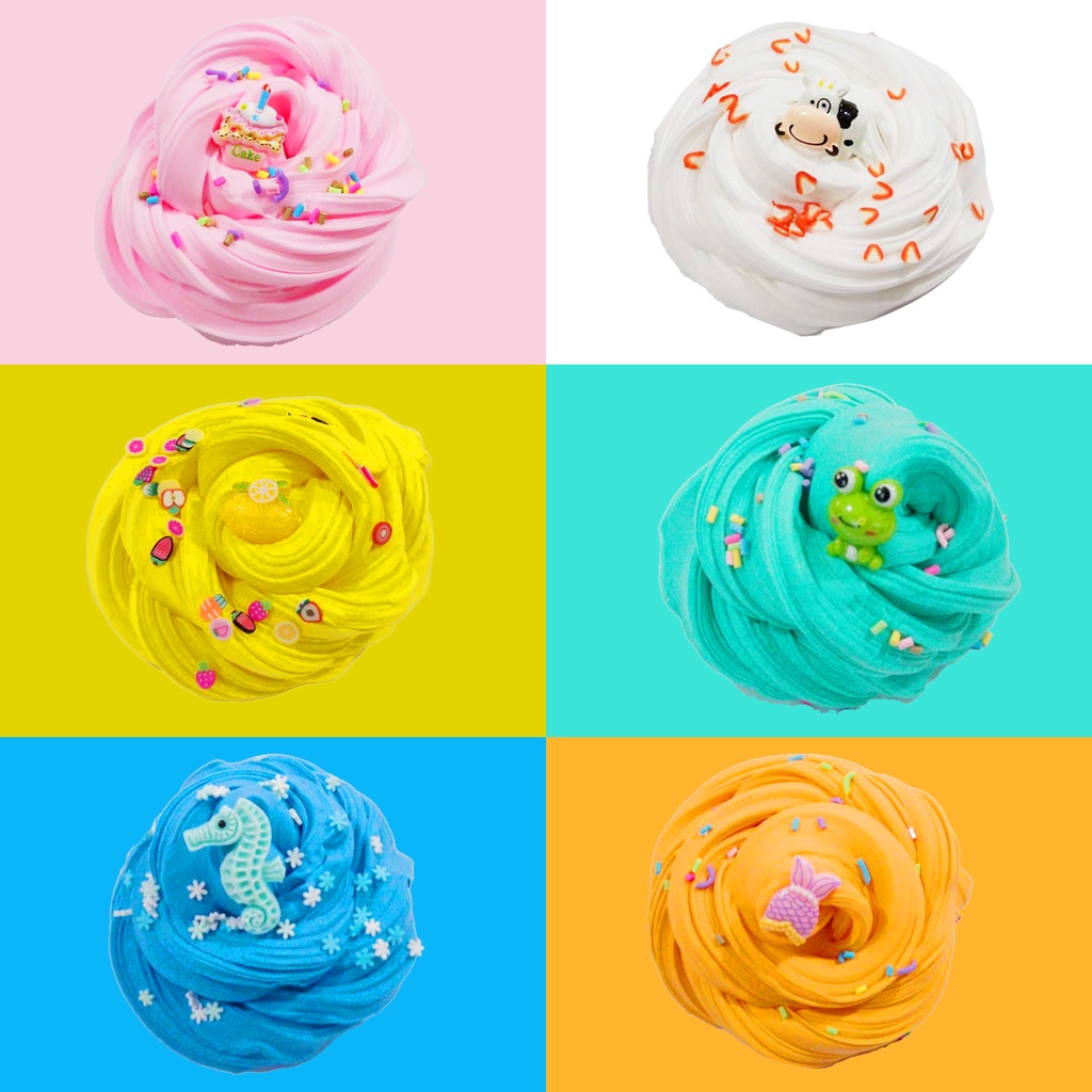 PNL Bộ slime Chất Nhờn Ma Quái 60Ml Nhiều Màu Sắc