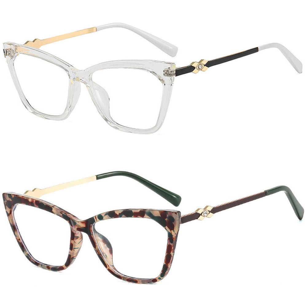 Mắt Kính Chống Bức Xạ Màu Sắc Thời Trang Vintage Dành Cho Nữ