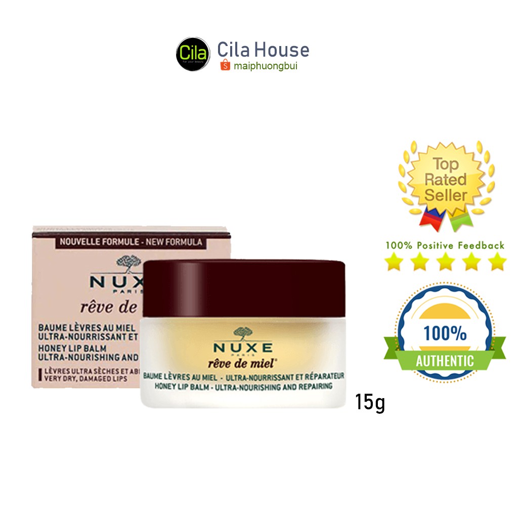 Hũ dưỡng môi Nuxe Reve de Miel nội địa Pháp - Cila House