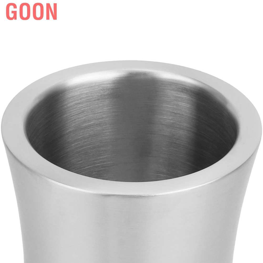 GOON Xô Đá Giữ Nhiệt Bằng Thép Không Gỉ Màu Đỏ Rượu Vang