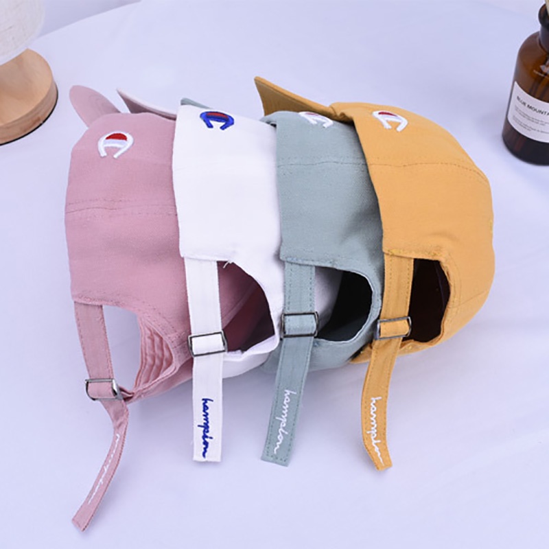 Mũ chống nắng có thể điều chỉnh họa tiết chữ thời trang cho bé trai và bé gái