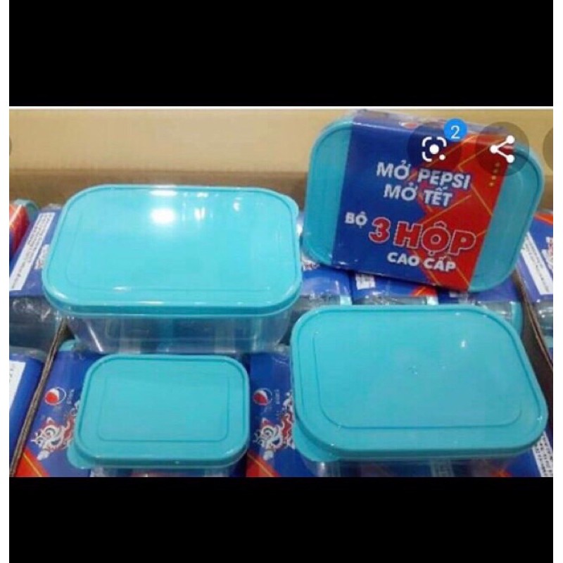 BỘ 3 HỘP NHỰA THỰC PHẨM NHỰA VỸ HƯNG | BigBuy360 - bigbuy360.vn
