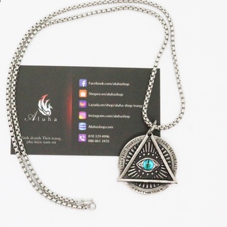 Dây chuyền Titan biểu tượng Faith Eyes Hội Tam Điểm - NL136 - Aluha