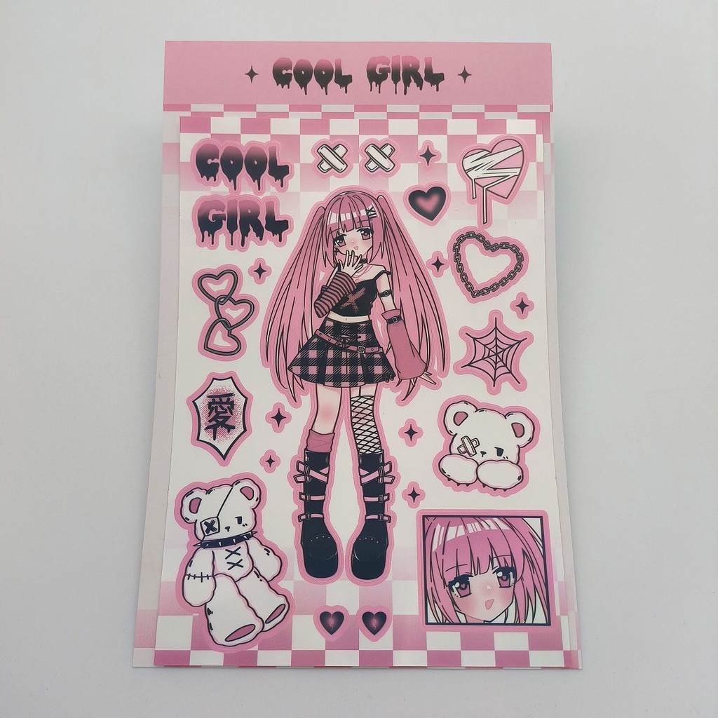 ❤Hàng Có Sẵn❤Sticker Dán Trang Trí Sổ Tay Hình Thiên Thần Hoạt Hình Đáng Yêu