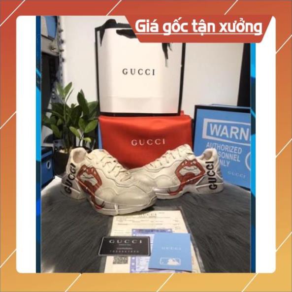 [FreeShip+ Hàng Cao Cấp] Giày thể thao Gucci nam nữ cao cấp, Giày nam nữ Full phụ kiện (ảnh thật)