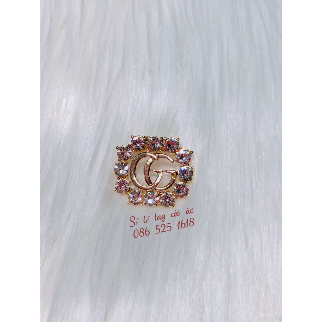 Cài áo đá Gucci