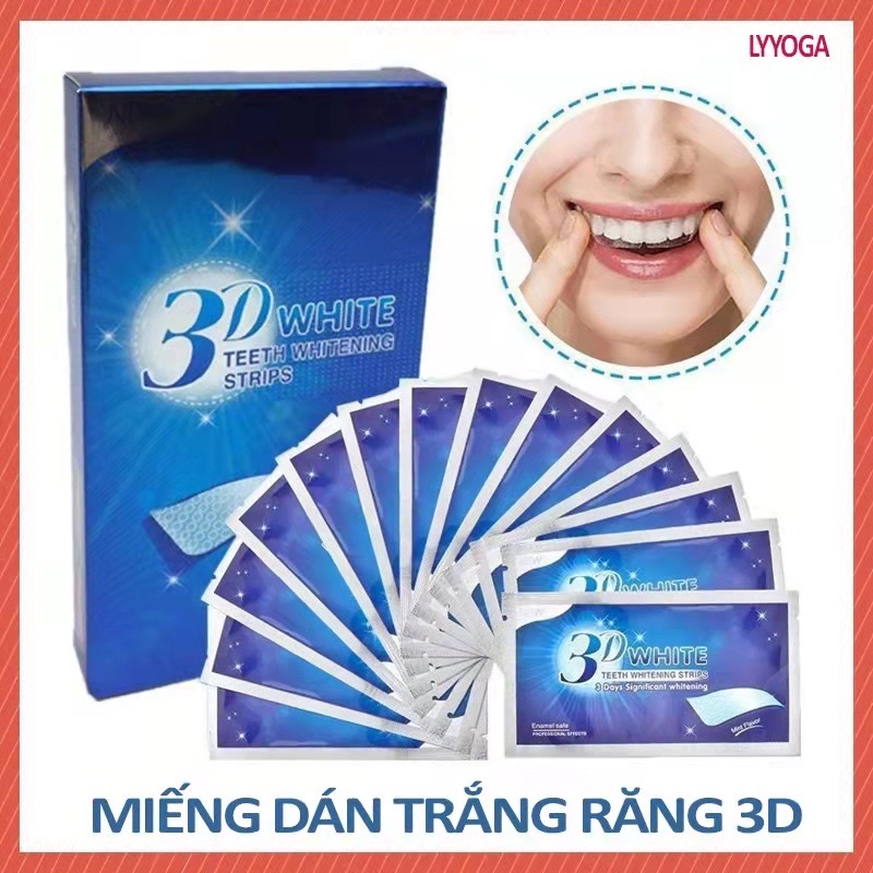 Miếng Dán Tiện Lợi Trắng Răng 3d White