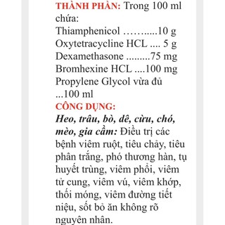 1 lọ Bio DOC 20ml cho vật nuôi.