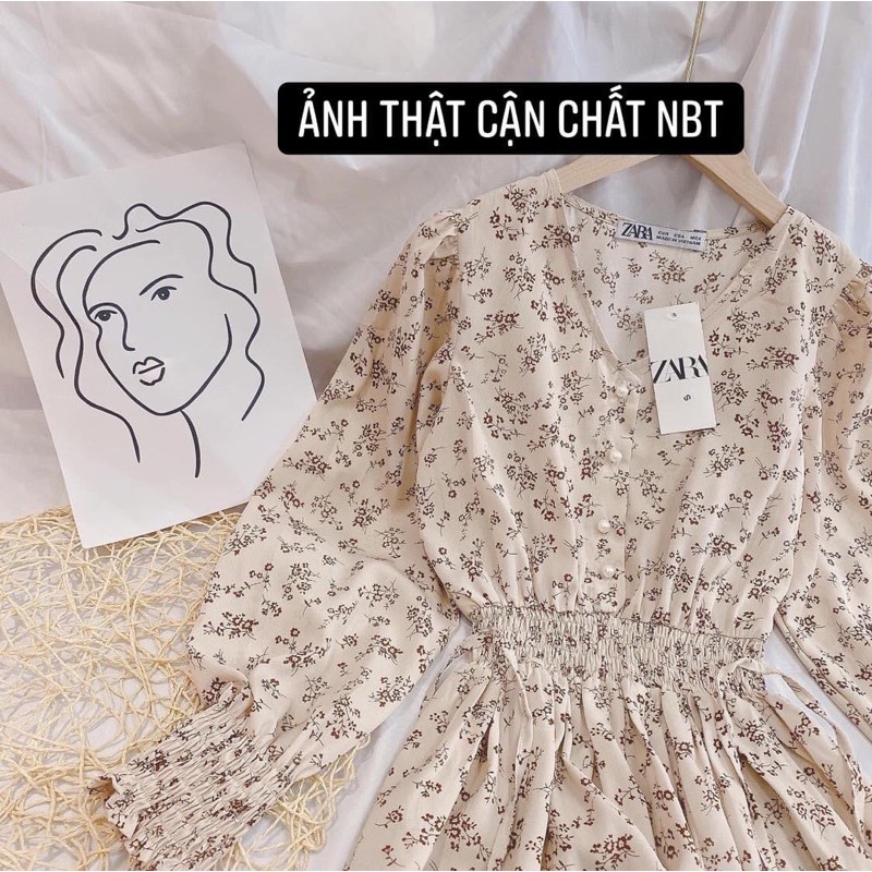 🌸VÁY HOA BE CHUN EO