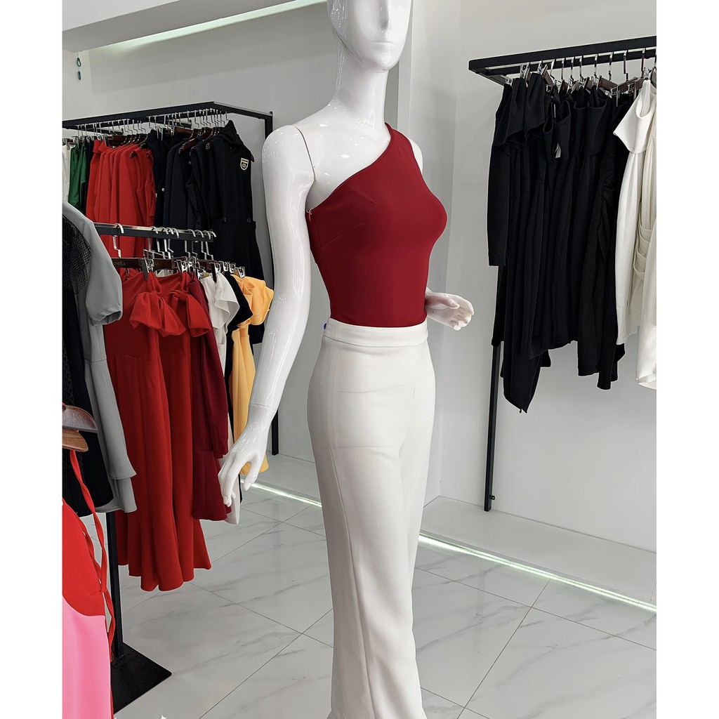[Shop Váy Đẹp - Hàng Y Hình] Áo Kiểu Nữ Ôm Body Trễ Vai Sang Trọng