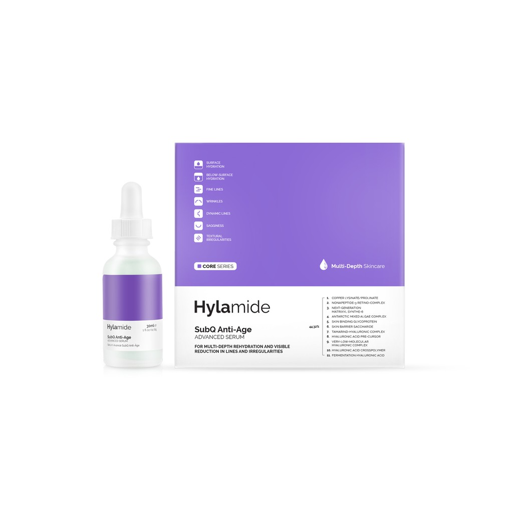 Serum siêu cấp nước, chống già HYLAMIDE SubQ Skin Advanced Serum