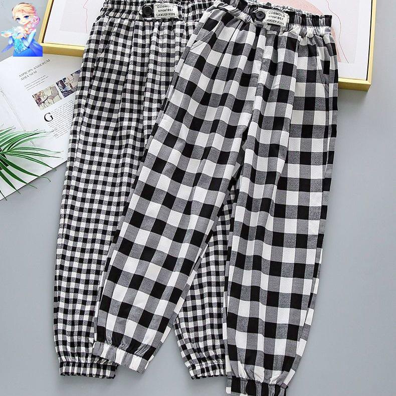 Quần Jeans Thể Thao Ống Rộng Chống Muỗi Phong Cách Phương Tây Thời Trang Xuân Hè Hàng Mới Dành Cho Bé Gái 2022