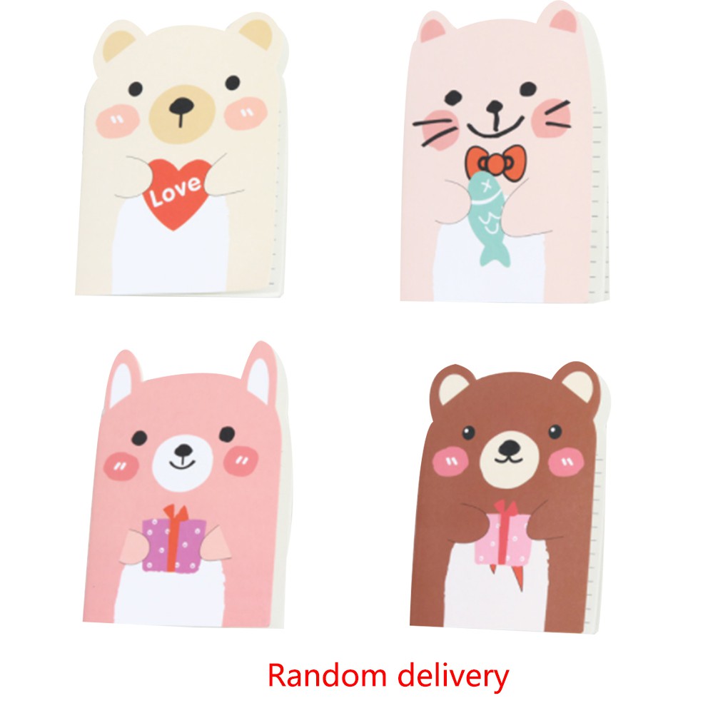 Sổ Ghi Chú 20 Trang In Hình Gấu Đáng Yêu Cho Bé