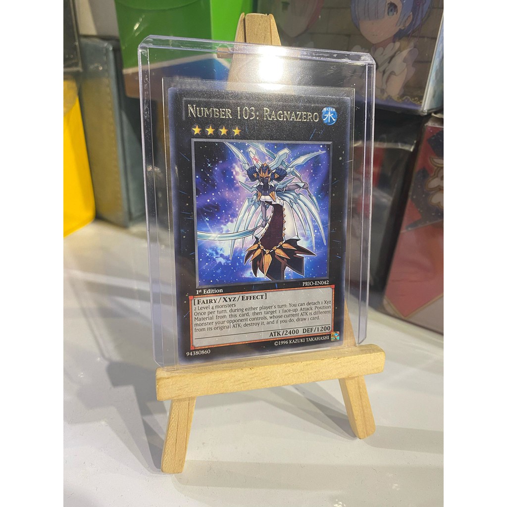 Lá bài thẻ bài Yugioh Number 103 Ragnazero - Rare - Tặng bọc bài nhựa bảo quản