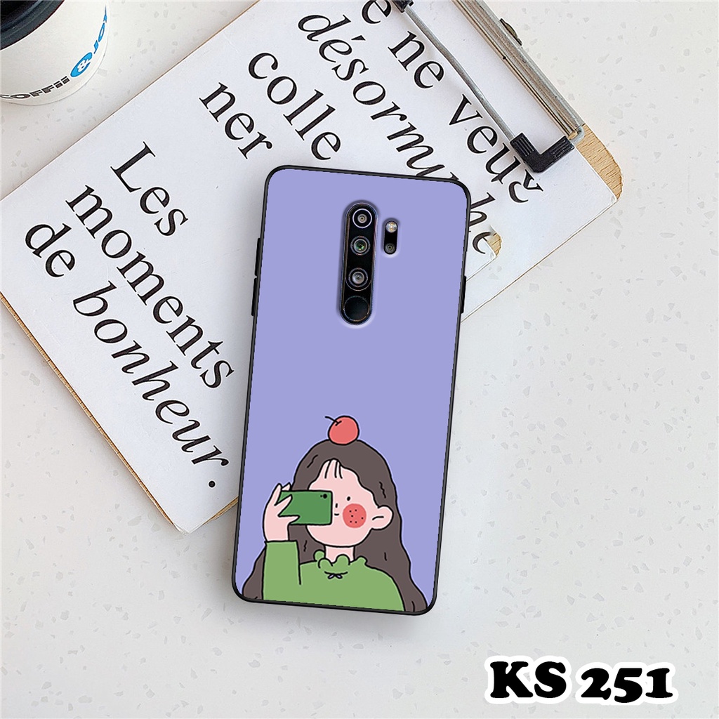 Ốp lưng Xiaomi Redmi Note 8 - Xiaomi Redmi Note 8 Pro - Ốp in hình bé gái siêu đáng yêu, lưng nhám viền TPU cao cấp